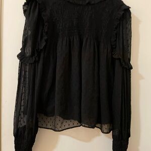 Zara Elegant Black Women's Top
